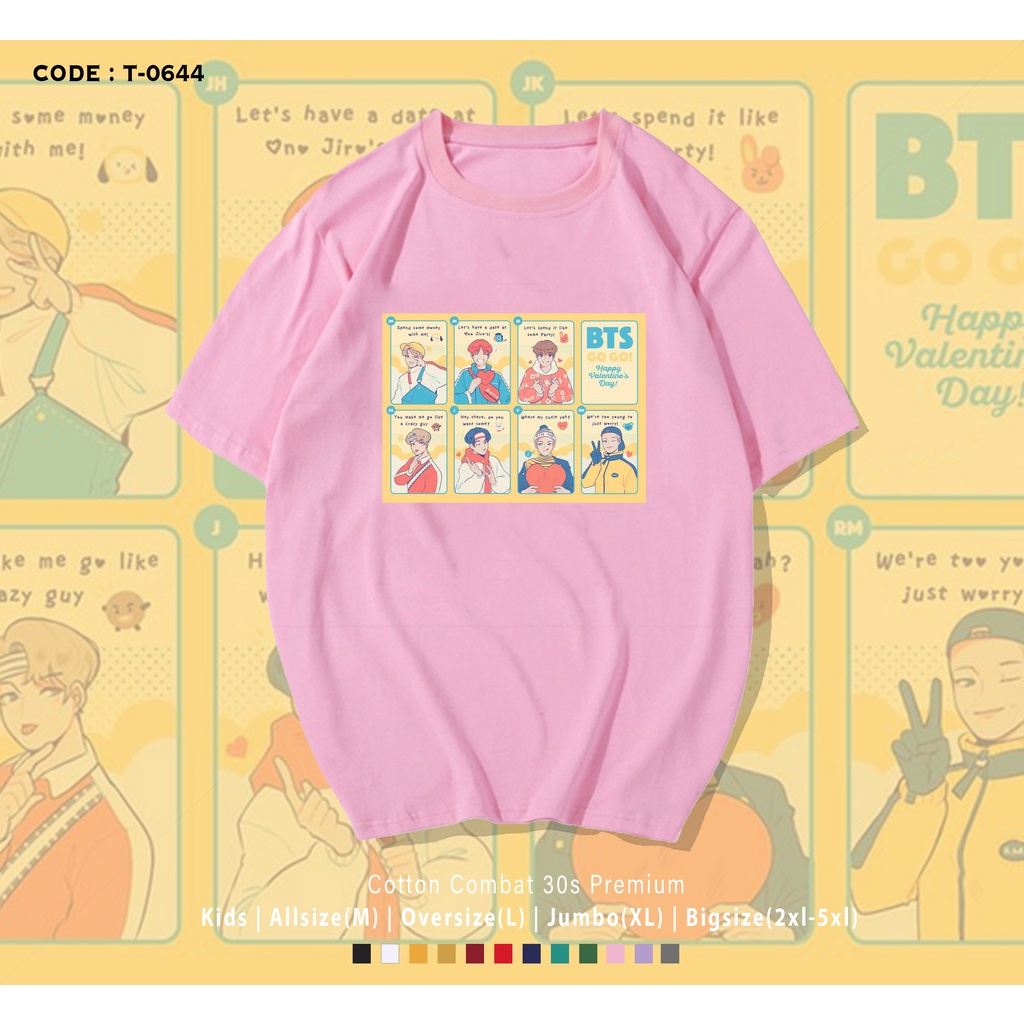 T-SHIRT / KAOS KPOP BTSS REAL PICTURE / CUSTOM TEE / COMBED 30S TEBEL