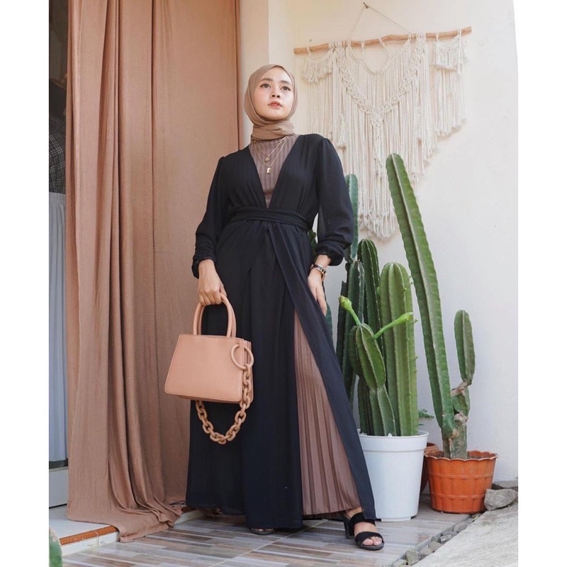 Gamis Terbaru 2023 Zion Dress Maxi Gamis Lebaran Wanita