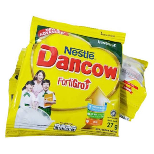 

Dancow Fortigo Sachet Putih 27 g Instan