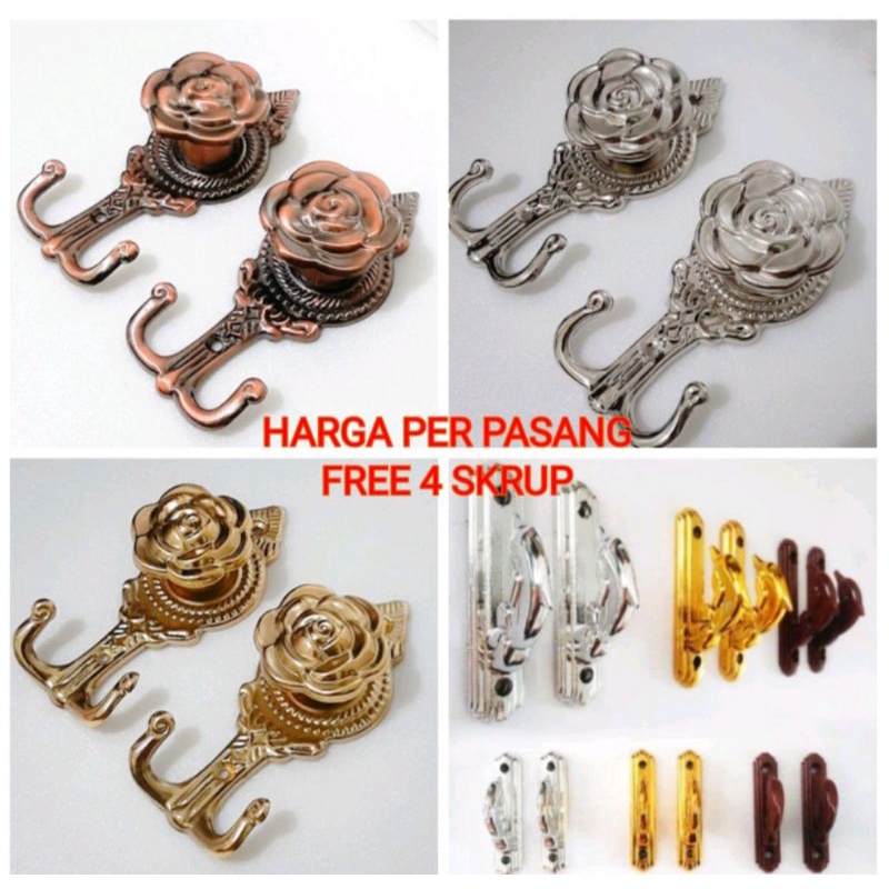 Pngait tali gordeng Hook Gordyn cantolan tali hordeng