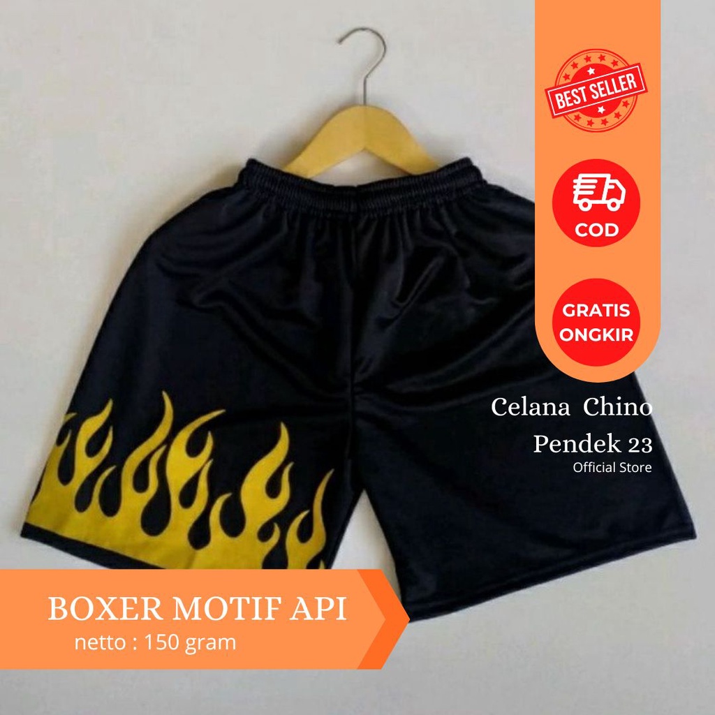 boxer pria dewasa murah boxer celana pendek/boxer api pria/boxer on fire/boxer fire pria/boxer surfing pria dewasa