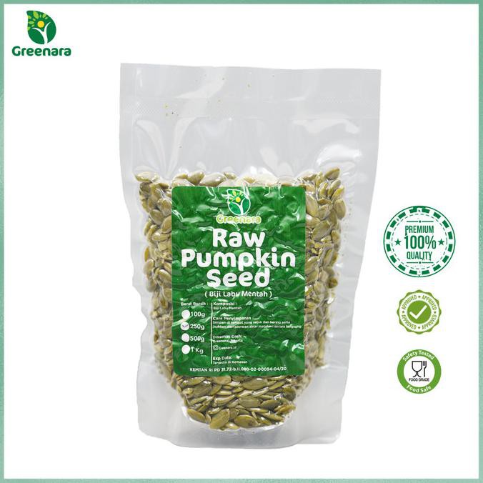 

Diskon Pumpkin Seed 250gr / biji labu camilan sehat / pepita Diskon