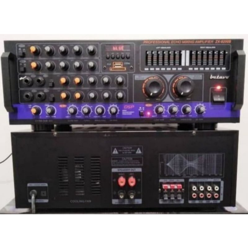 POWER AMPLIFIER BETAVO BLUETOOH KUAT SAMPAI SPEAKER 15in ORIGINAL ASLI