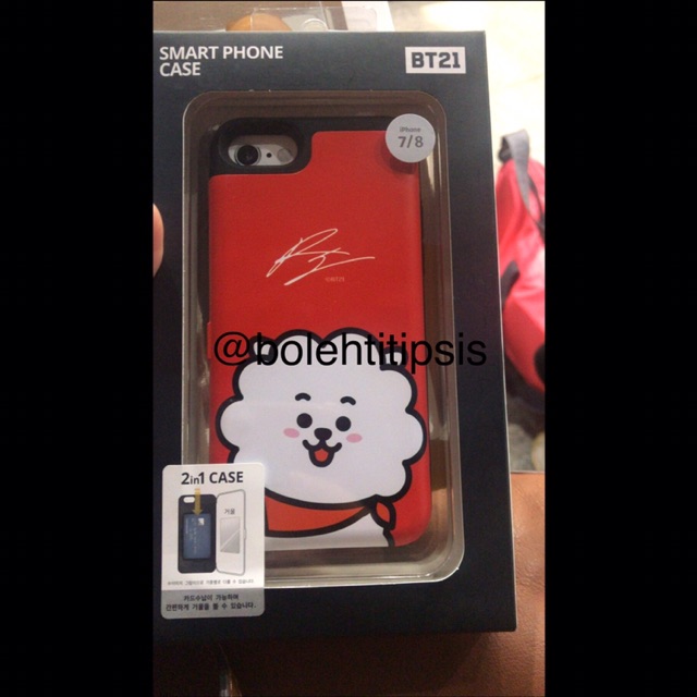 READY OFFICIAL BT21 iPhone 7/8 Case