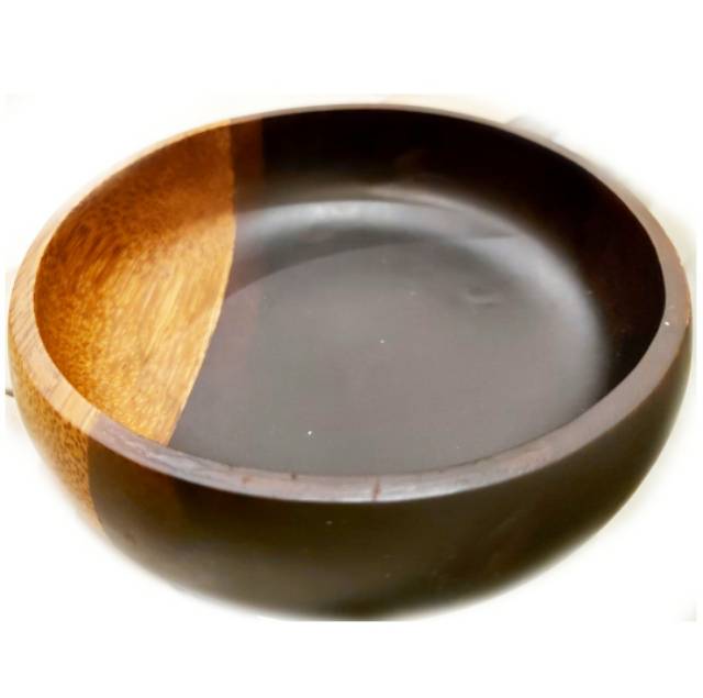 THE BODY SHOP TBS POLYNESIAN TIARE LIFE IS EDT SANDALWOOD WOODEN BOWL Diameter 16 cm, Tinggi 5 cm