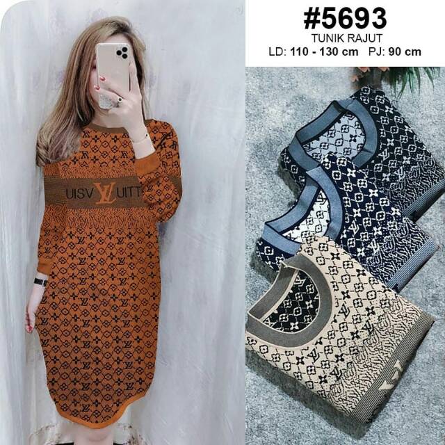 TUNIK RAJUT LV PREMIUM IMPORT 5693