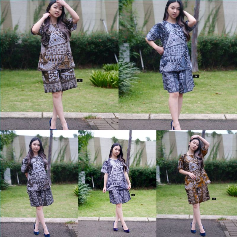 piyama batik.katun prima.sogan.LD 110.PB 65. PC 50.LP 100.batik Pekalongan