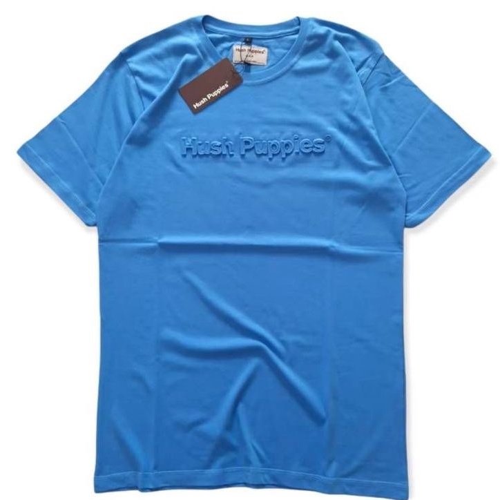 Kaos Hush Puppies Wanita dan Pria Kaos Polos Hush Puppies Original Logo Bordir Cewek Cowok Unisex Ka