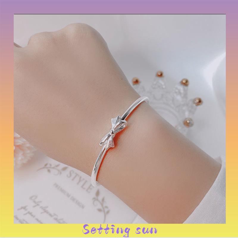 Gelang high-end sense light luxury niche design sense bow bell jewelry women TN