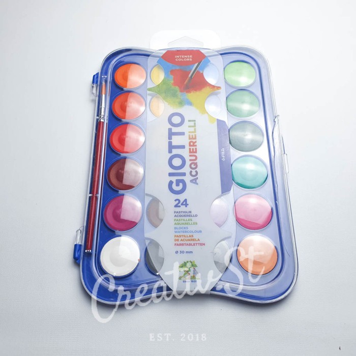 

PASTEL-DRY-OIL- GIOTTO ACQUERELLI REGULER 24 WARNA CAT AIR 30 MM PADAT GIOTTO -OIL-DRY-PASTEL.