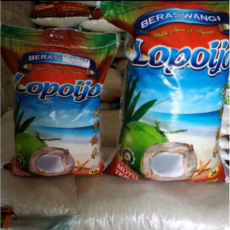 Beras Lopo Ijo Kemasan 5 Kg, 10 Kg