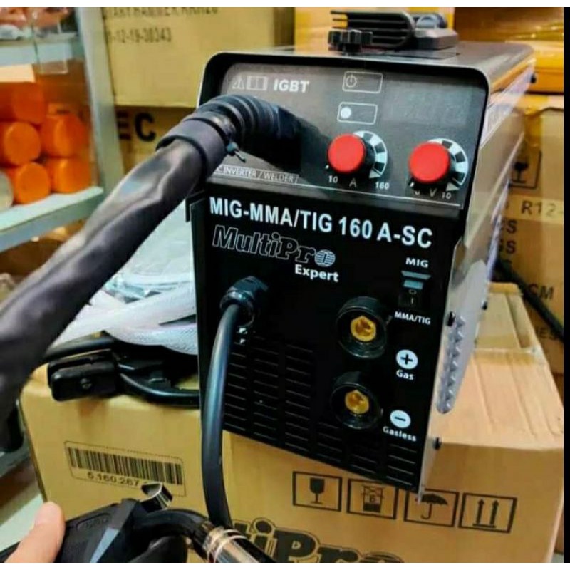 Mesin Las Multipro MIG-MMA/TIG 160A - SC Laa tanpa gas CO