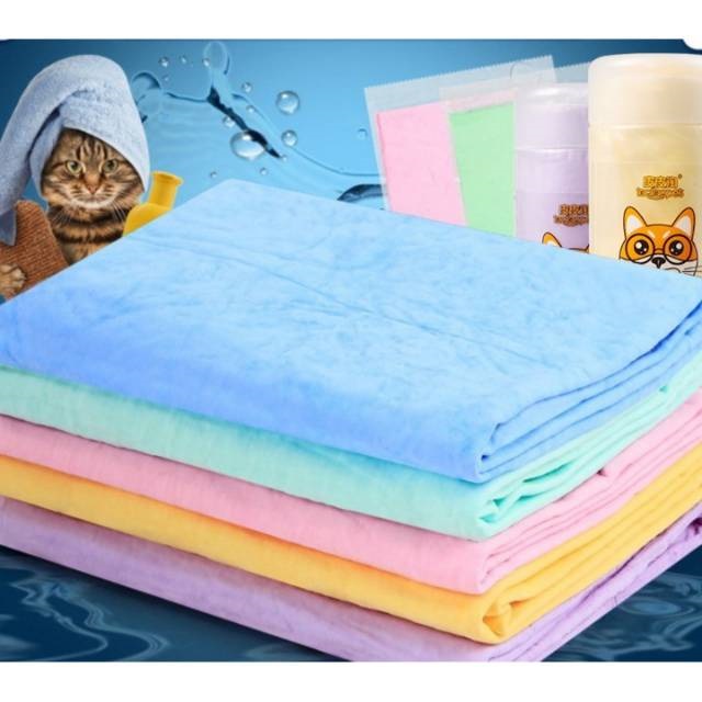 Handuk Grooming Murah Super Serap Air Polos Untuk Anjing dan Kucing