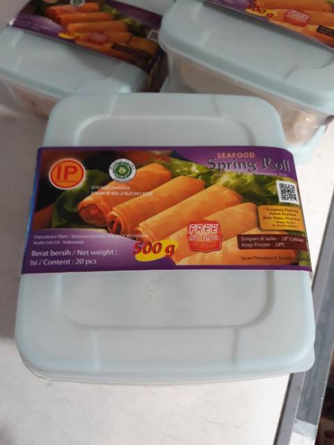 

SPRING ROLL SEAFOOD (LUMPIA SEAFOOD) BERAT 500 GRAM