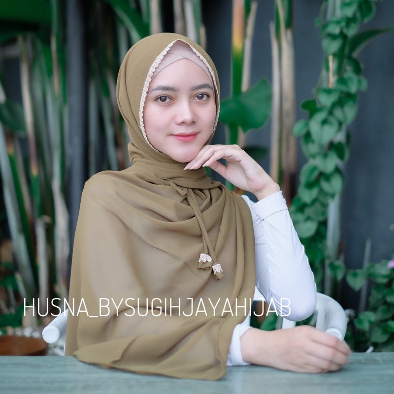 HUSNA | PASMINA TALI RENDA TULIP