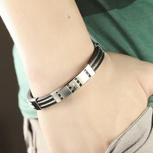 Dijual Gelang Fashion Wire Rope Stainless Murah
