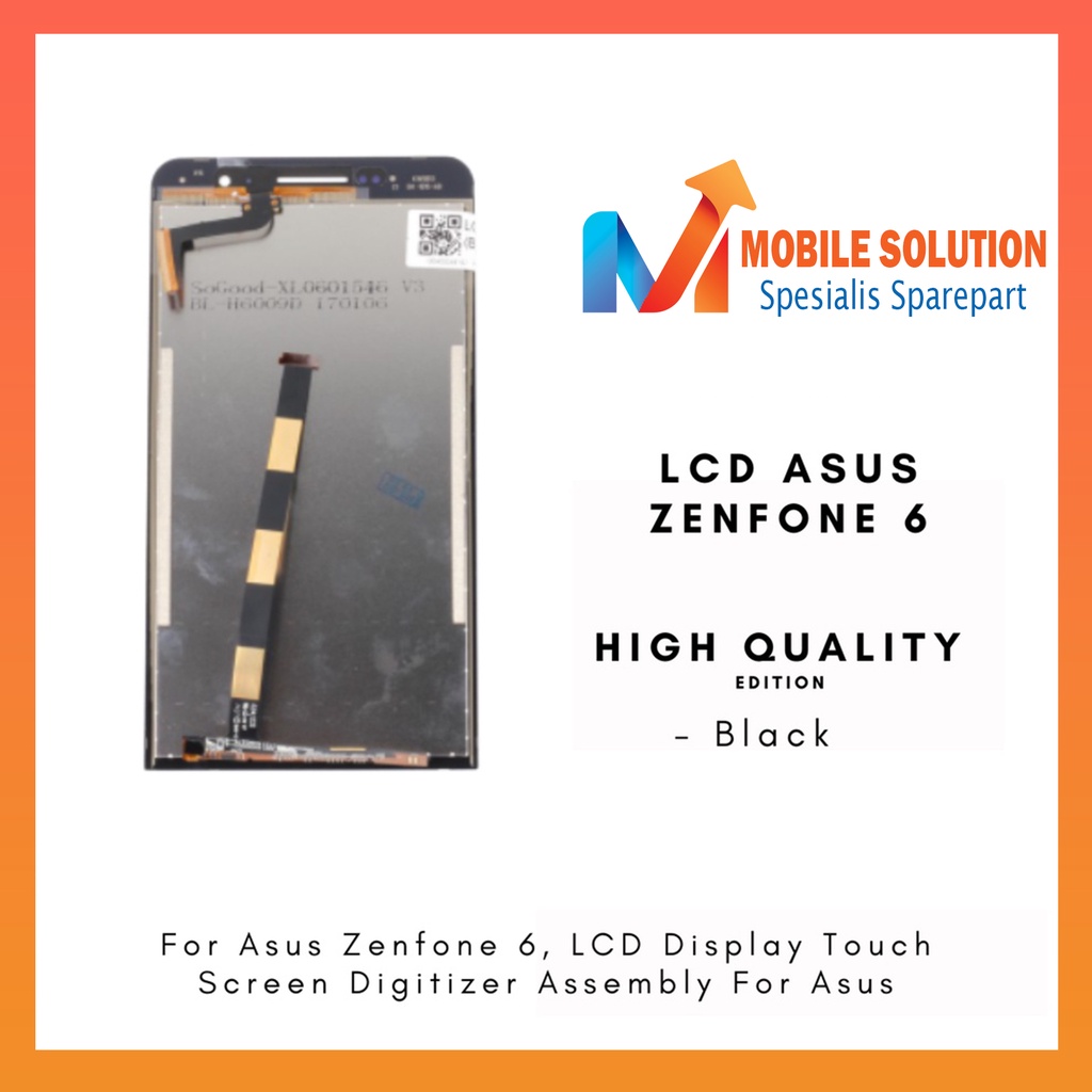 Grosir LCD Asus Zenfone 6 ORIGINAL 100% Fullset Touchscreen Garansi 1 Bulan + Packing / Bubbel