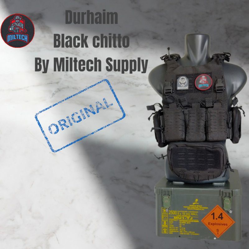 Durhaim Black Chitto modular pouch mag flash mode