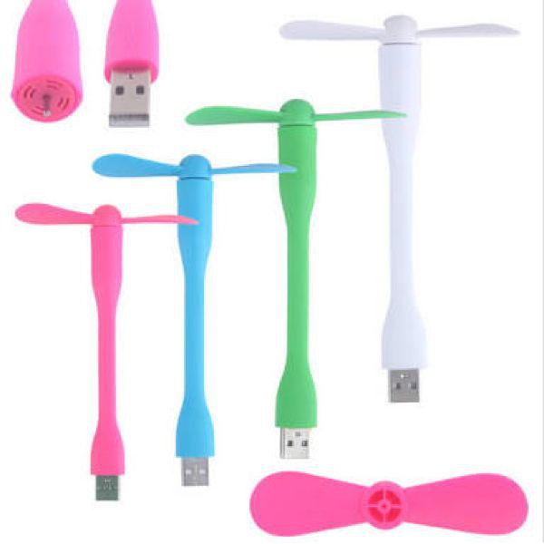 USB Fan Kipas Angin USB mini 2 Baling 2baling Flexibel Fleksibel