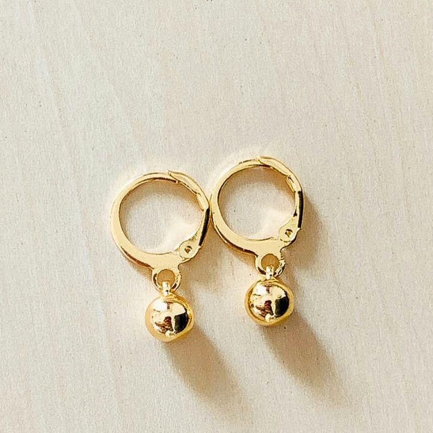 Anting Anak Model Bumi Bulatan Gold Xuping