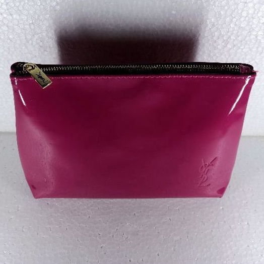 OriginaL Pouch Medium YSL Beaute Vinyl Fuchsia Murah