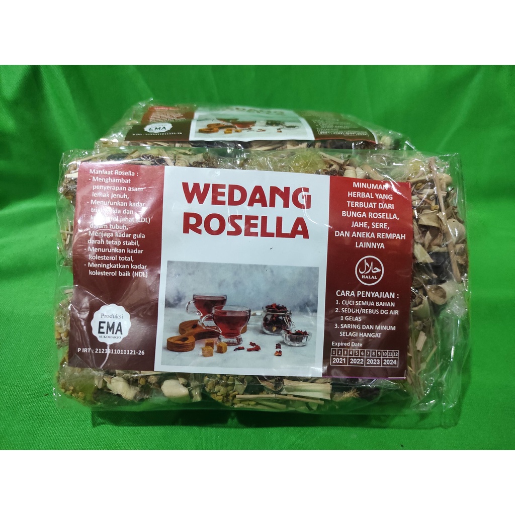 

WEDANG BUNGA ROSELLA SIAP DISEDUH