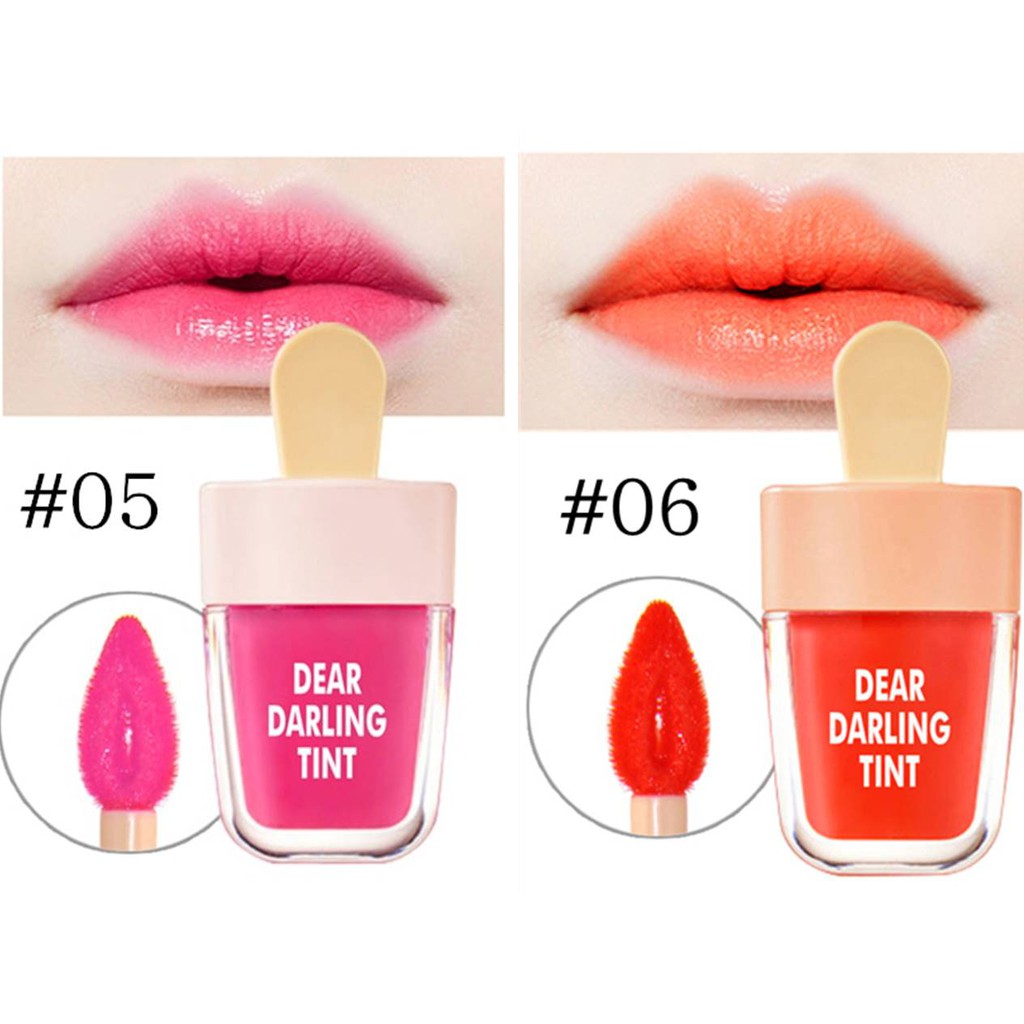 NV5191 - NOVO CUTE ICE CREAM SHAPE LIP TINT LIP GLAZE GLOSS MATTE