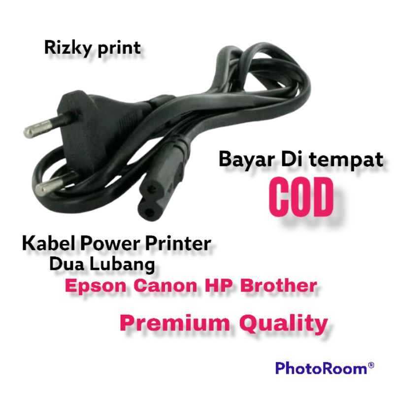 Jual Kabel Power Printer Epson Canon Brother Hp Dua Lubang Murah Shopee Indonesia 7366