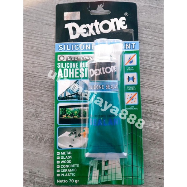 

LEM KACA DEXTONE/LEM AQUARIUM/SILLICONE SEALANT DEXTONE 70GRAM