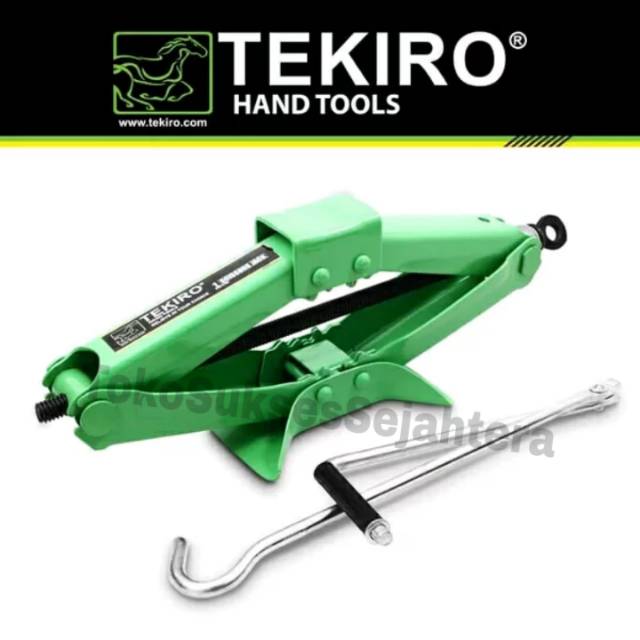 TEKIRO Dongkrak Jembatan 2 Ton Dongkrak Mobil 2 Ton Model Jembatan Gunting Scissor Floor Jack