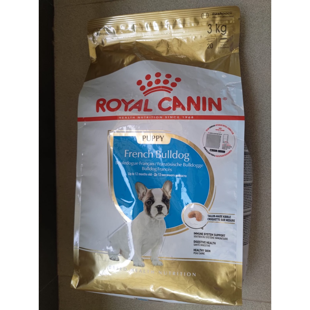 Royal Canin French Bulldog Puppy Dog Food Freshpack 3kg