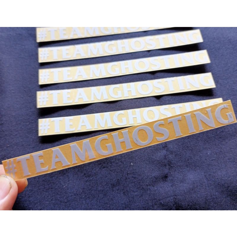 Sticker Stiker Motor Cutting Team Ghosting