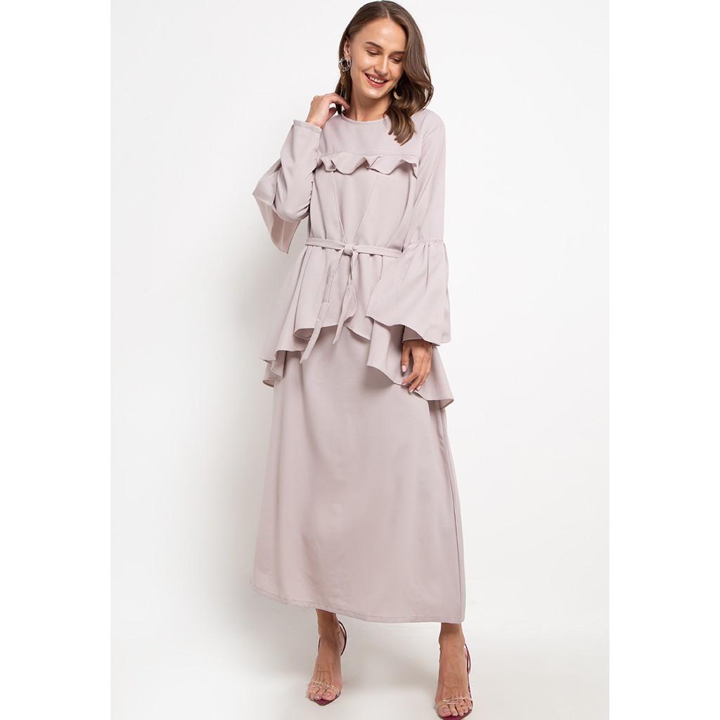 Hazelnut - Prospera Dress - Grey