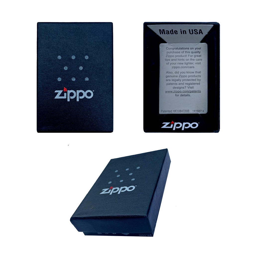 [Bisa COD] Kotak Zippo Box Warna Hitam