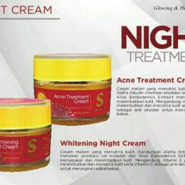 Aneka krim malam shineskin L1, L2, L3