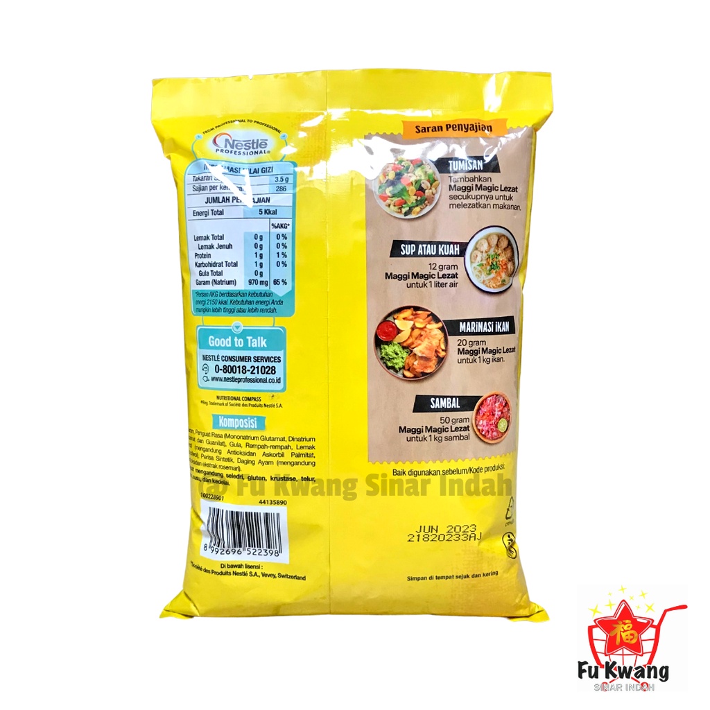 

Bny31 Maggi Magic Lezat 1 kg / Bumbu Penyedap Rasa Serbaguna