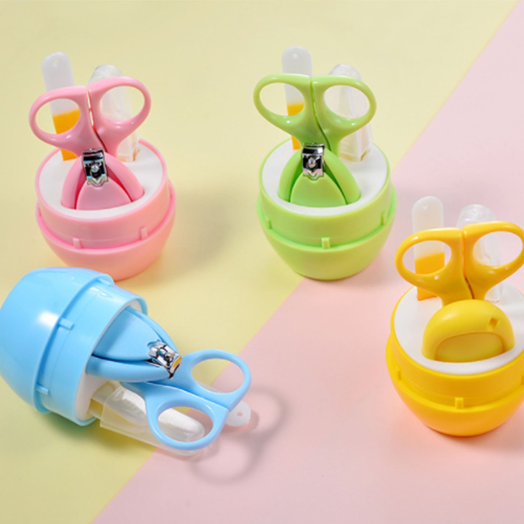 ♫ Megata ♫ A120 4 in 1 Set Gunting Kuku Bayi Manicure BABY nail clipper CARE Import Murah