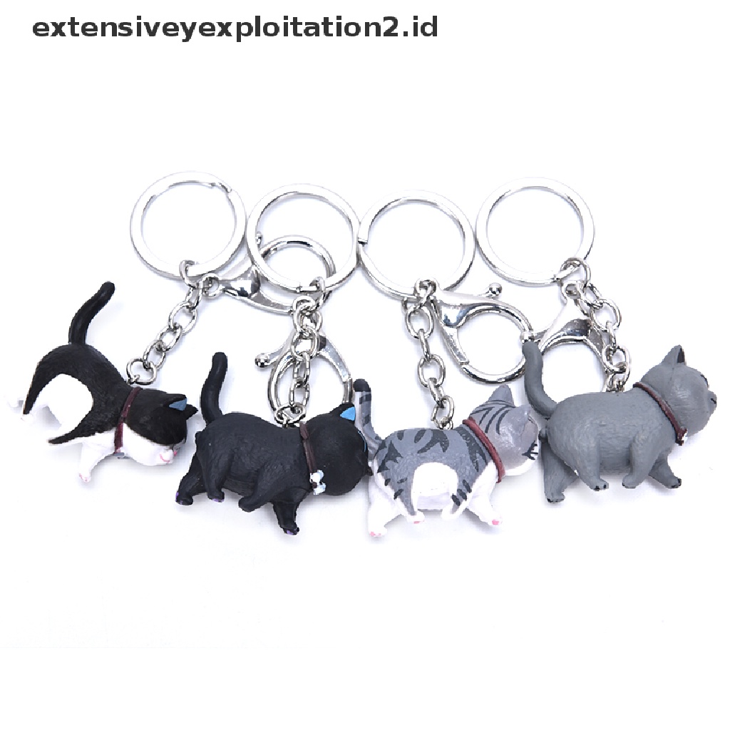 (Hotter) Gantungan Kunci Kucing Lucu Gantungan Kunci Hadiah Anak Keyring