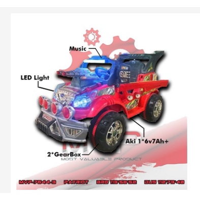 MAINAN MOBIL AKI ANAK PATRIOT MVP 7644-3