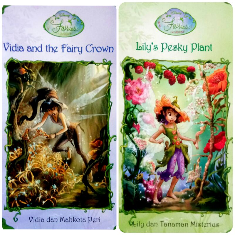Novel Preloved / Novel Disney Fairies / Vidia dan Mahkota Peri / Lily dan Tanaman Misterius