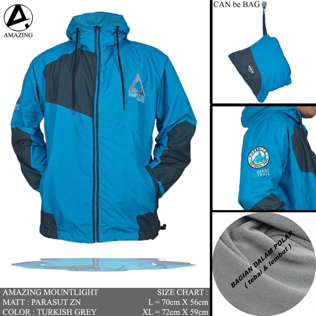 TERLARIS ! JAKET PRIA GUNUNG OUTDOOR BAHAN PARASUT MODEL TERBARU KOMBINASI WARNA ORIGINAL DISTRO