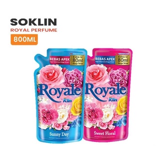 ROYALE Soklin Sweet Floral / Sunny Day Pelembut dan Pewangi 800ml