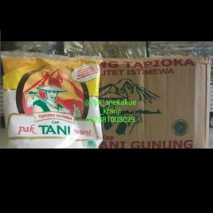 

TERLARIS Sagu cap Tani Kuning 1 dus (500 grx20 pc)/Tepung Tapioka via Gojek