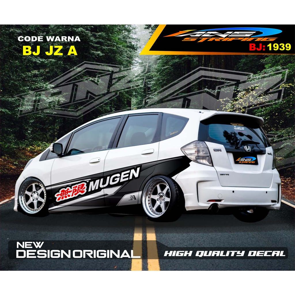 STICKER DECAL MOBIL HONDA BRIO / STICKER BODY SAMPING MOBIL JAZZ / DECAL STIKER MOBIL AGYA AYLA / STIKER MOBIL TERBARU