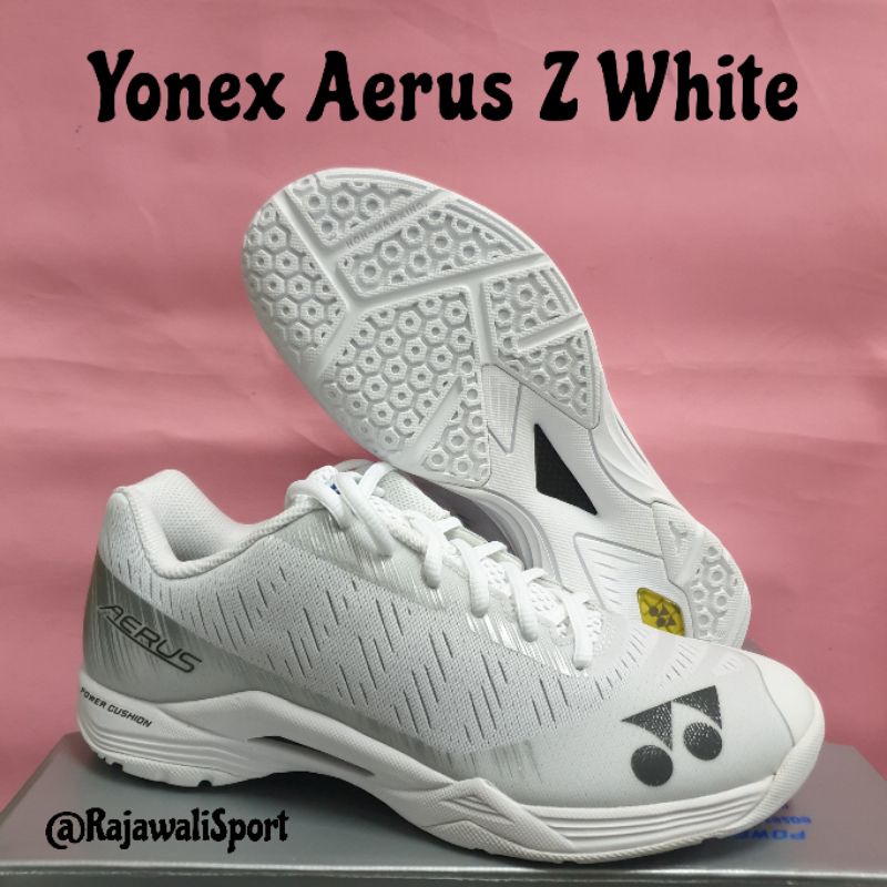 Sepatu Badminton Yonex Aerus Z White Original 100%