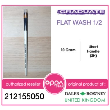 

Kuas Lukis Graduate Daler Rowney Synthetic Flat Wash 1/2 212155050