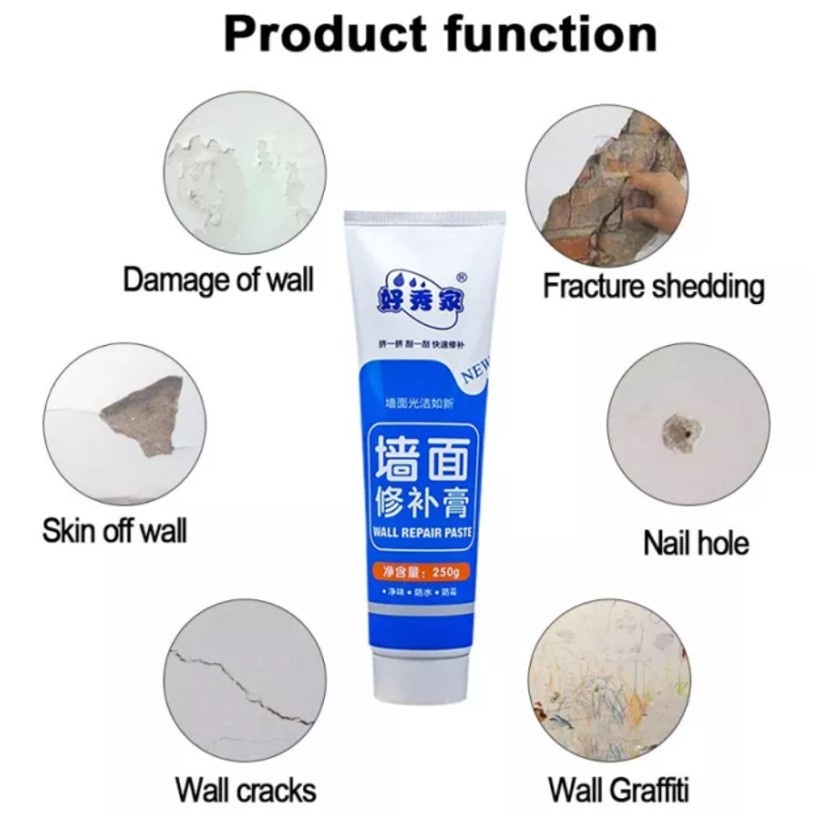 Dempul Plamir Tambal lubang tembok Wall Crack Repair Paste Waterproof