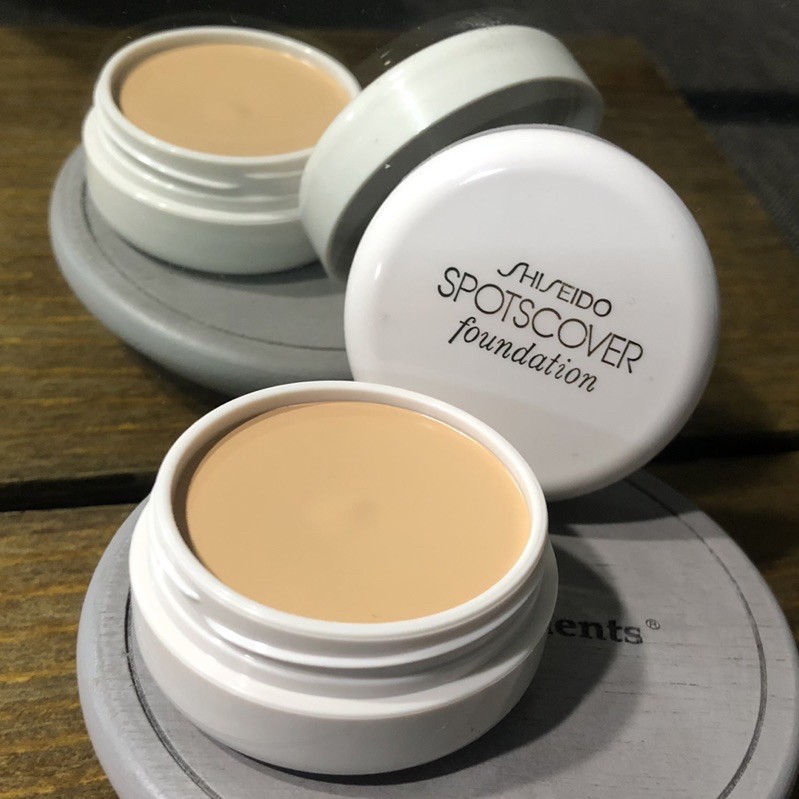 Shiseido Spotcover Foundation S100 Spot Cover Bekas Jerawat Concealer Flek Freckles
