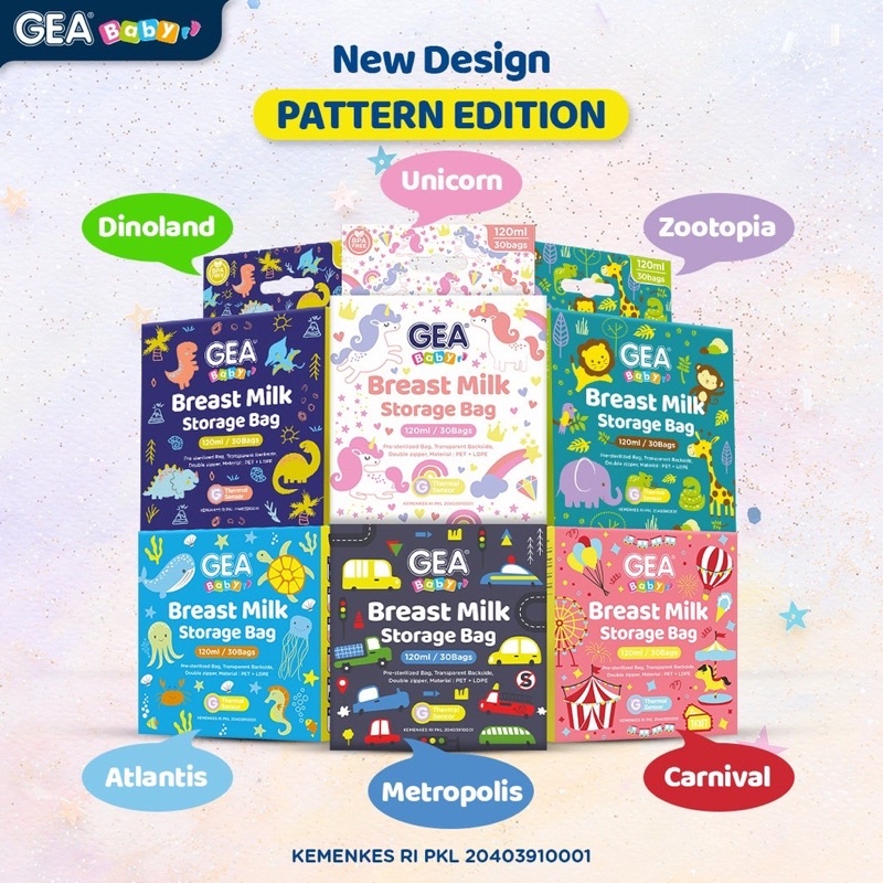 Kantong ASI GEA Breastmilk Plastik ASI 120 mL