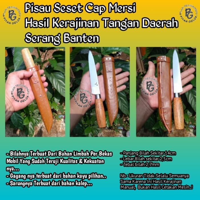 Pisau Seset Kulit - Pisau Seset Cap Mercy Cap Mersi - Vivistecolection